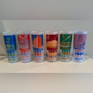 New York World's Fair 1964-1965 Souvenir Glasses